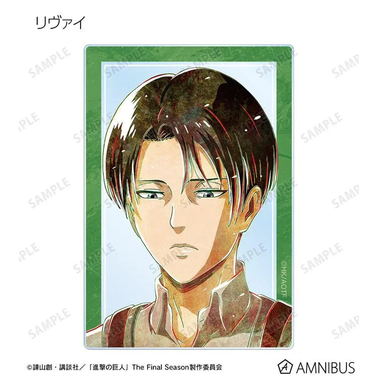 Attack on Titan Anime Merch - Trading Ani-Art Vol.2 Acrylic Card (1 Random) - Www.Shopthatapp.ca