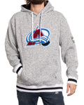 Colorado Avalanche "Muskoka Style" Premium Chenille Woven Logo Hoodie - Shopthatapp.ca
