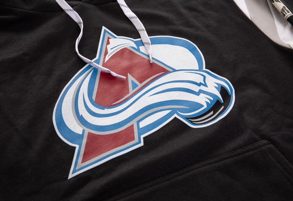 Colorado Avalanche Varsity Retro Style Hoodie - Shopthatapp.ca
