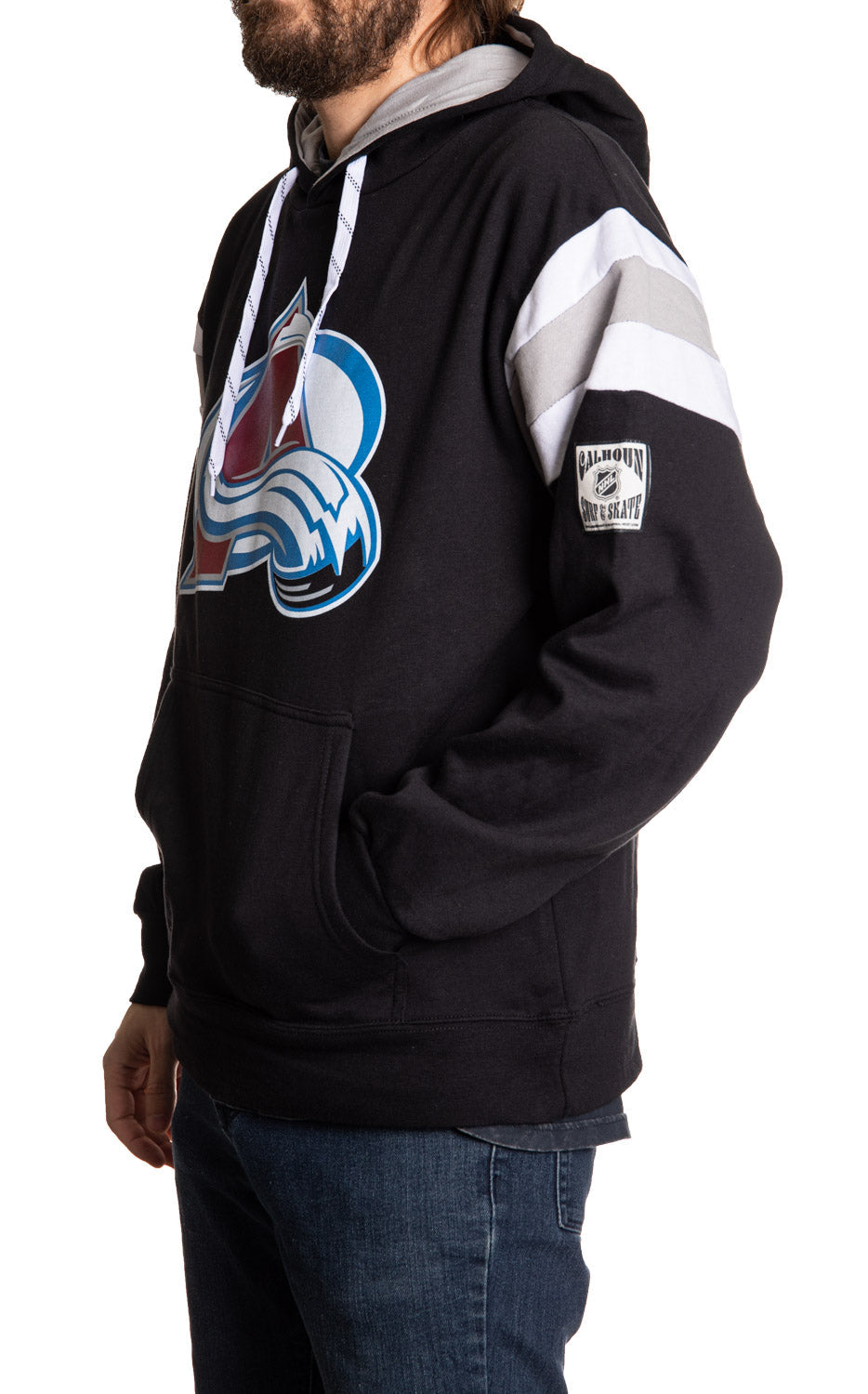 Colorado Avalanche Varsity Retro Style Hoodie - Shopthatapp.ca