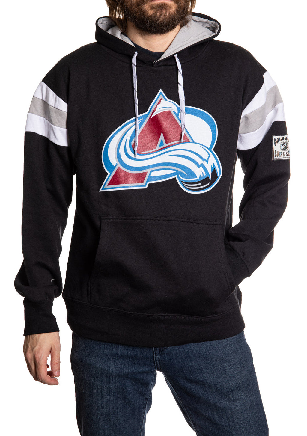 Colorado Avalanche Varsity Retro Style Hoodie - Shopthatapp.ca