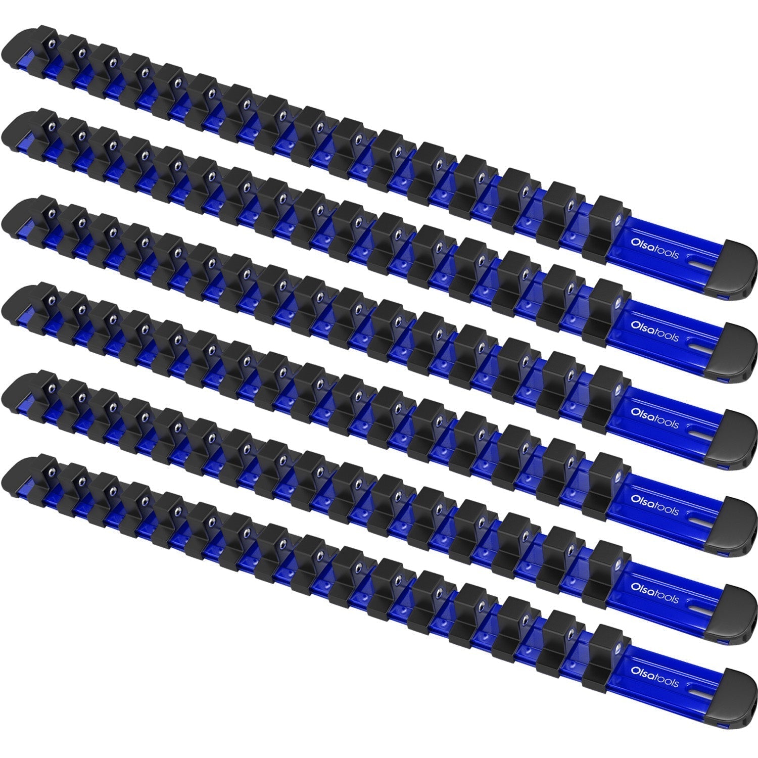 Aluminum Socket Organizer Rails with Locking End Caps - Shopthatapp.ca