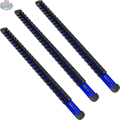 Aluminum Socket Organizer Rails with Locking End Caps - Shopthatapp.ca