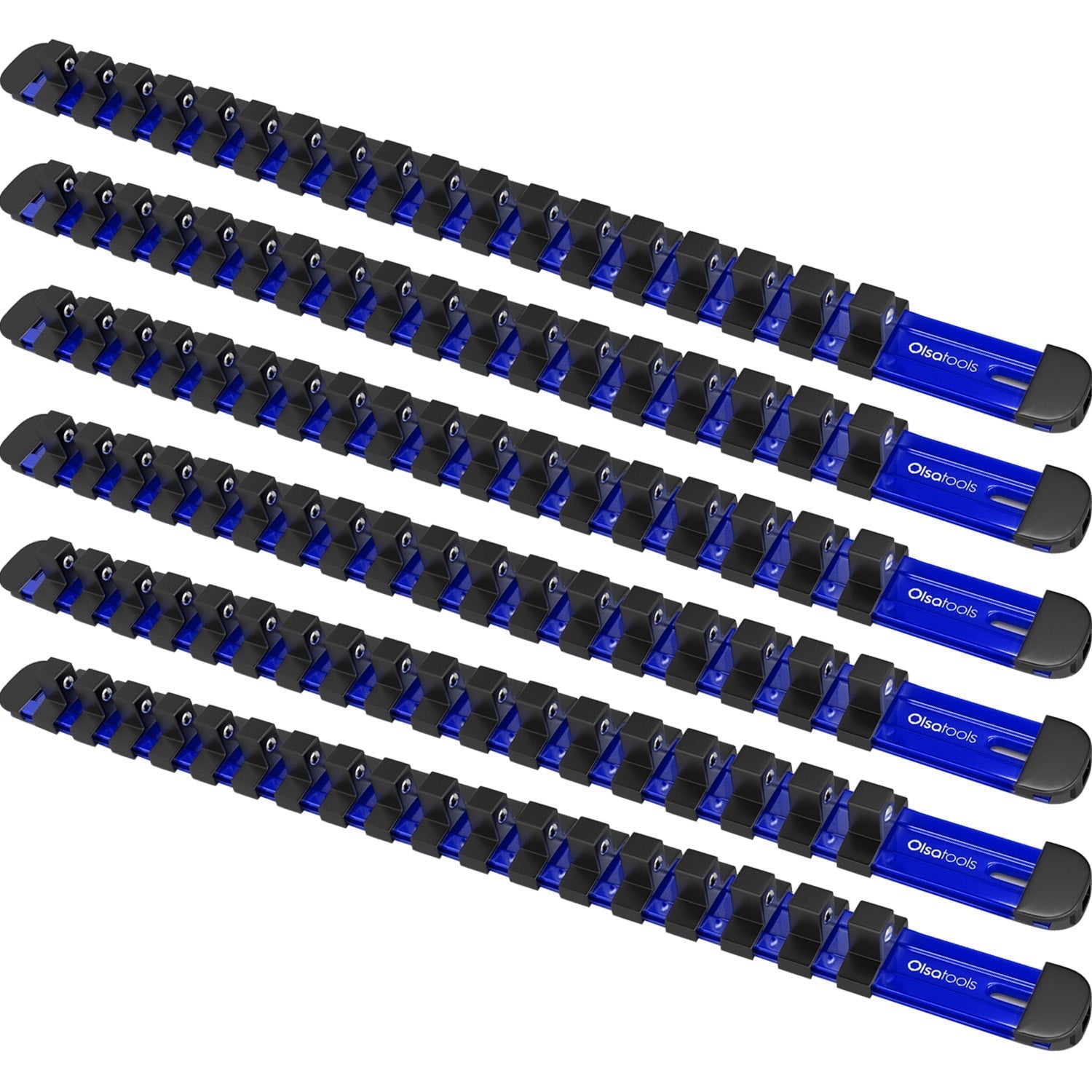 Aluminum Socket Organizer Rails with Locking End Caps - Shopthatapp.ca