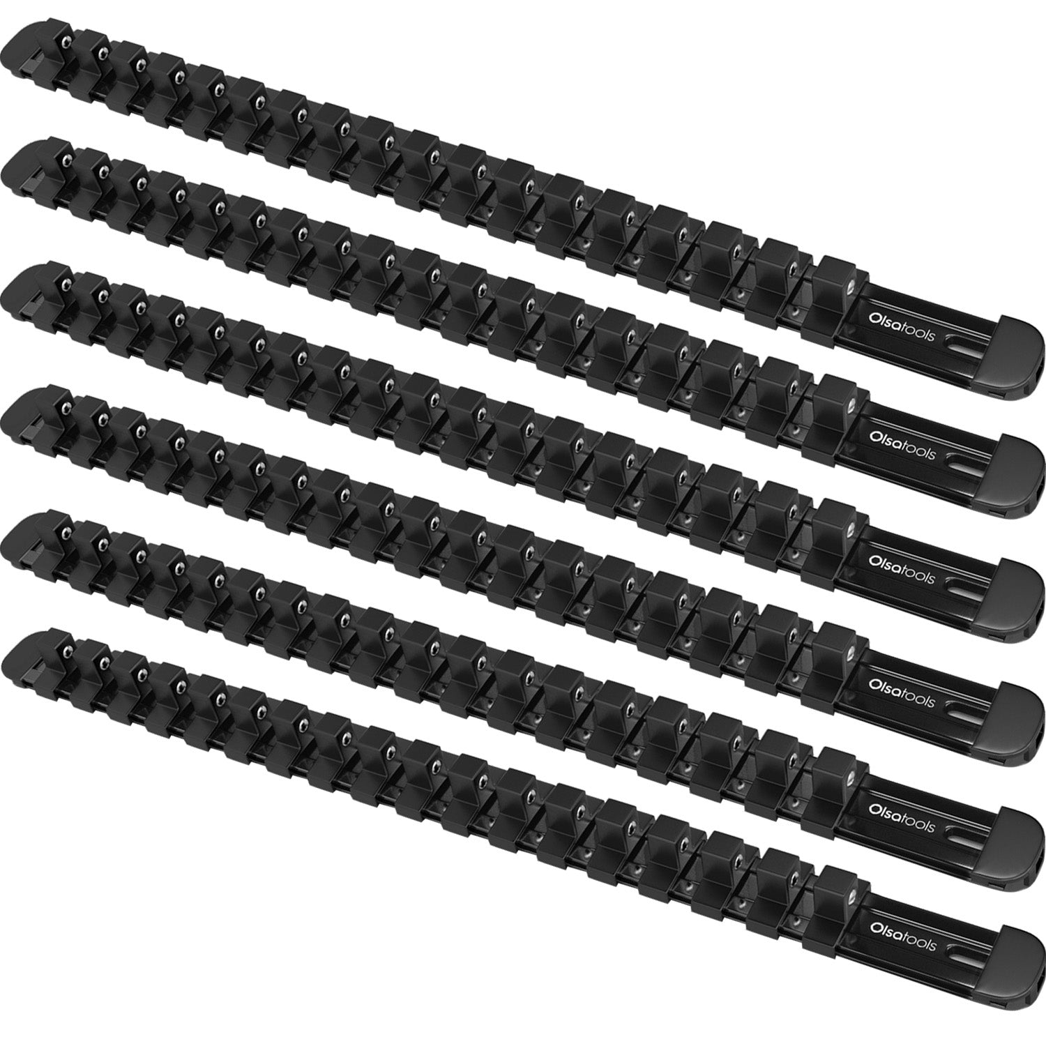 Aluminum Socket Organizer Rails with Locking End Caps - Shopthatapp.ca