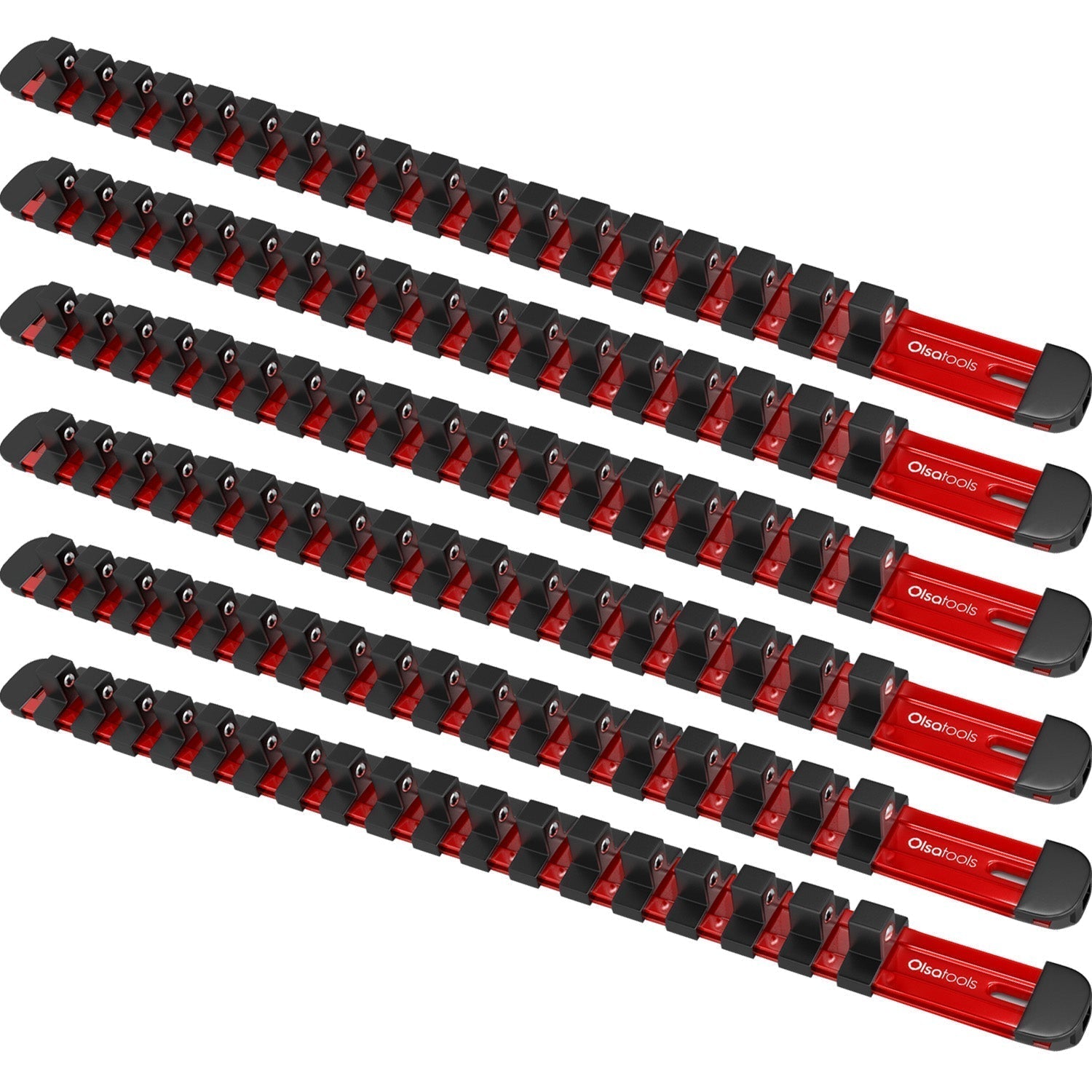 Aluminum Socket Organizer Rails with Locking End Caps - Shopthatapp.ca