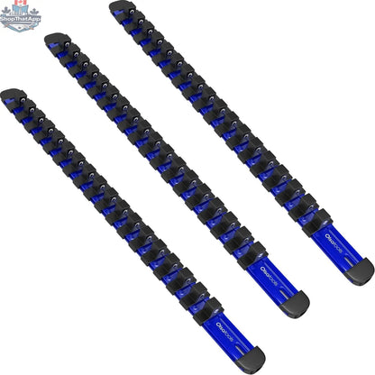 Aluminum Socket Organizer Rails with Locking End Caps - Shopthatapp.ca