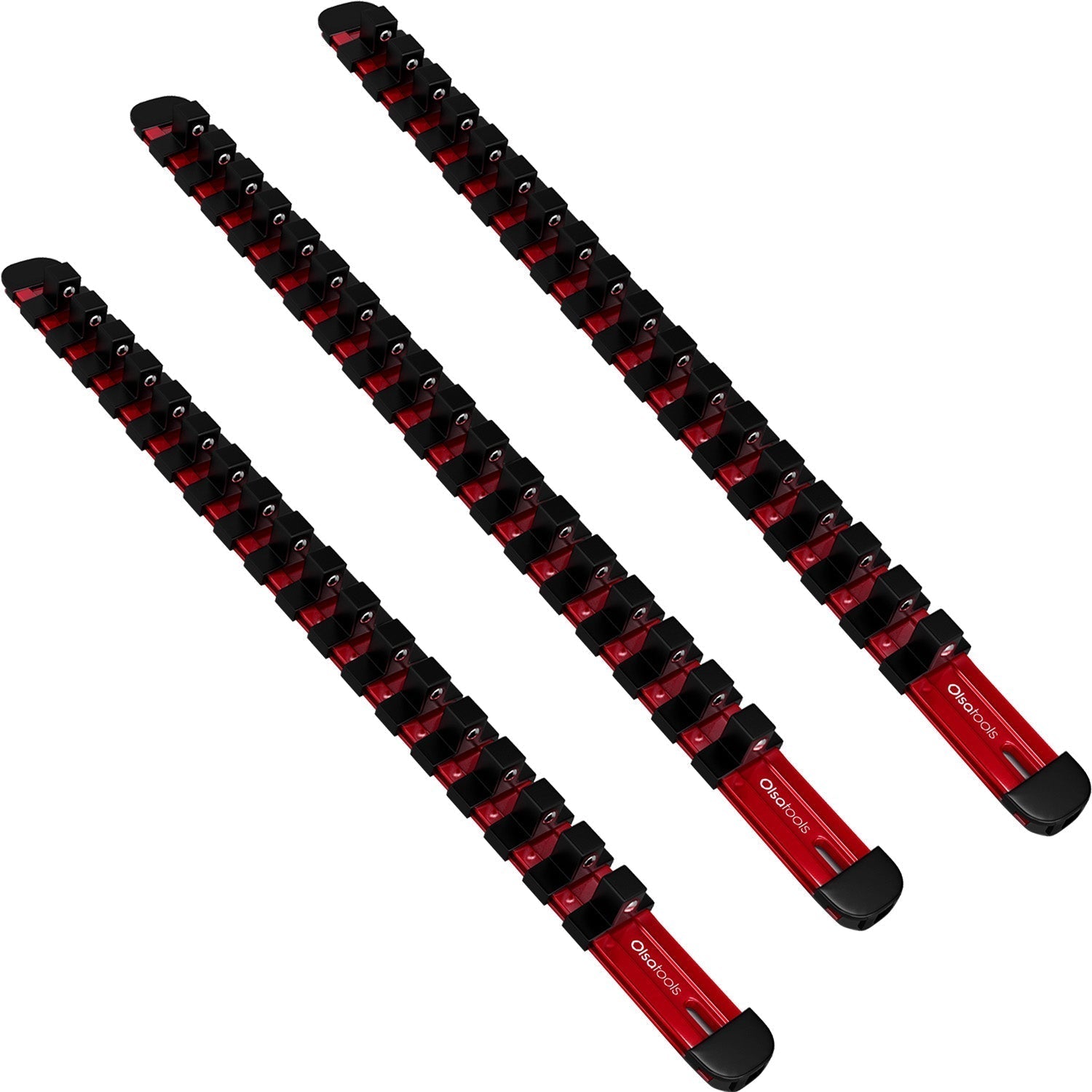 Aluminum Socket Organizer Rails with Locking End Caps - Shopthatapp.ca