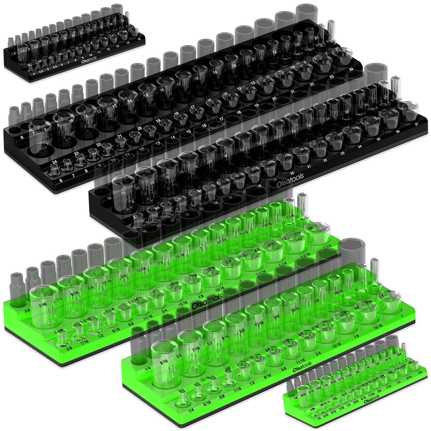 3-Row Magnetic Socket Holder - Shopthatapp.ca