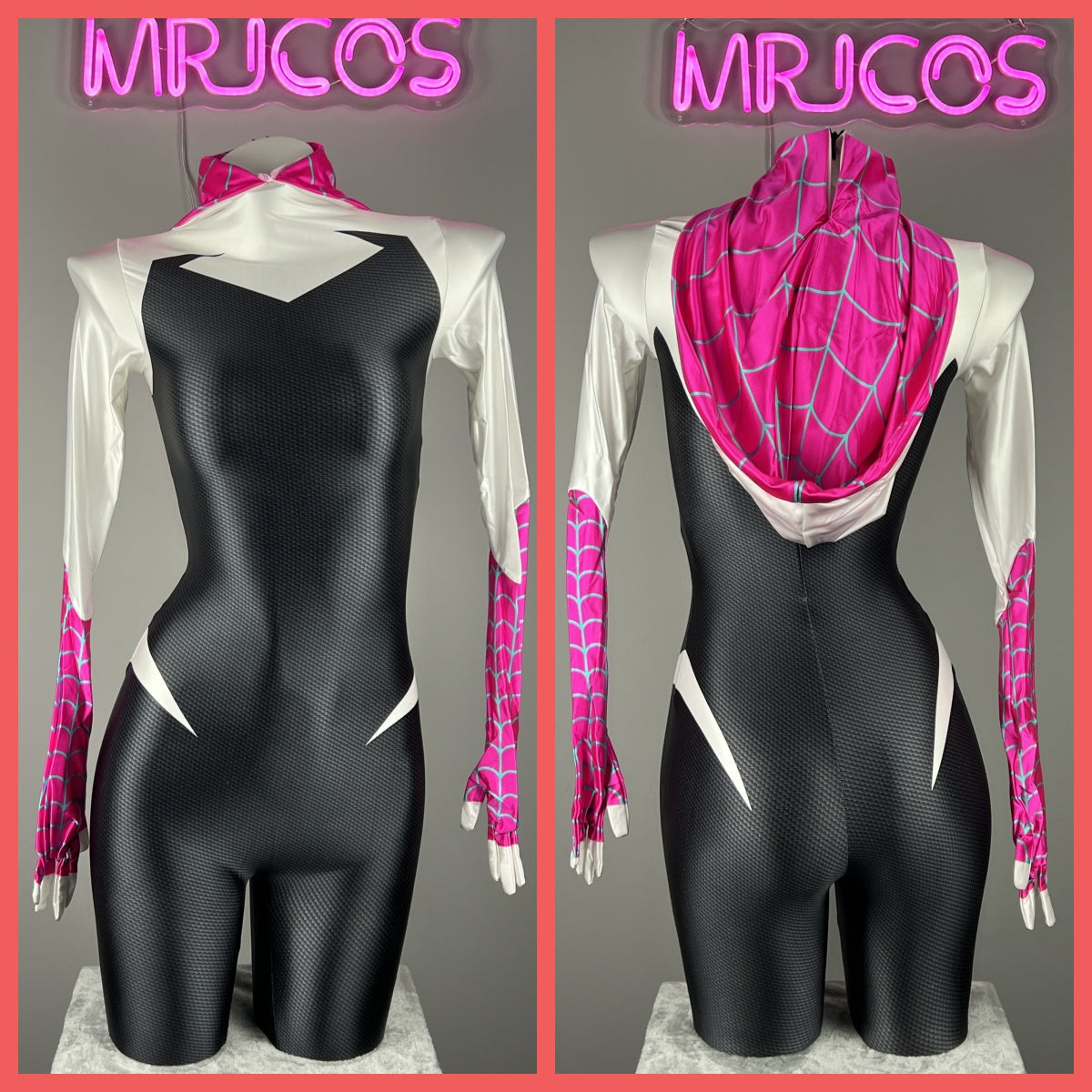 Woman Super Hero Spandex Cosplay Full Bodysuit Halloween Costume Zentai - Shopthatapp.ca