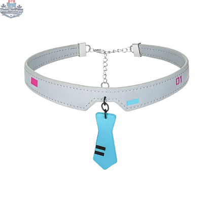 Hatsune Miku character vocal series choker necklace from Hawk Collectibles, featuring vibrant anime-inspired design and adjustable fit.
