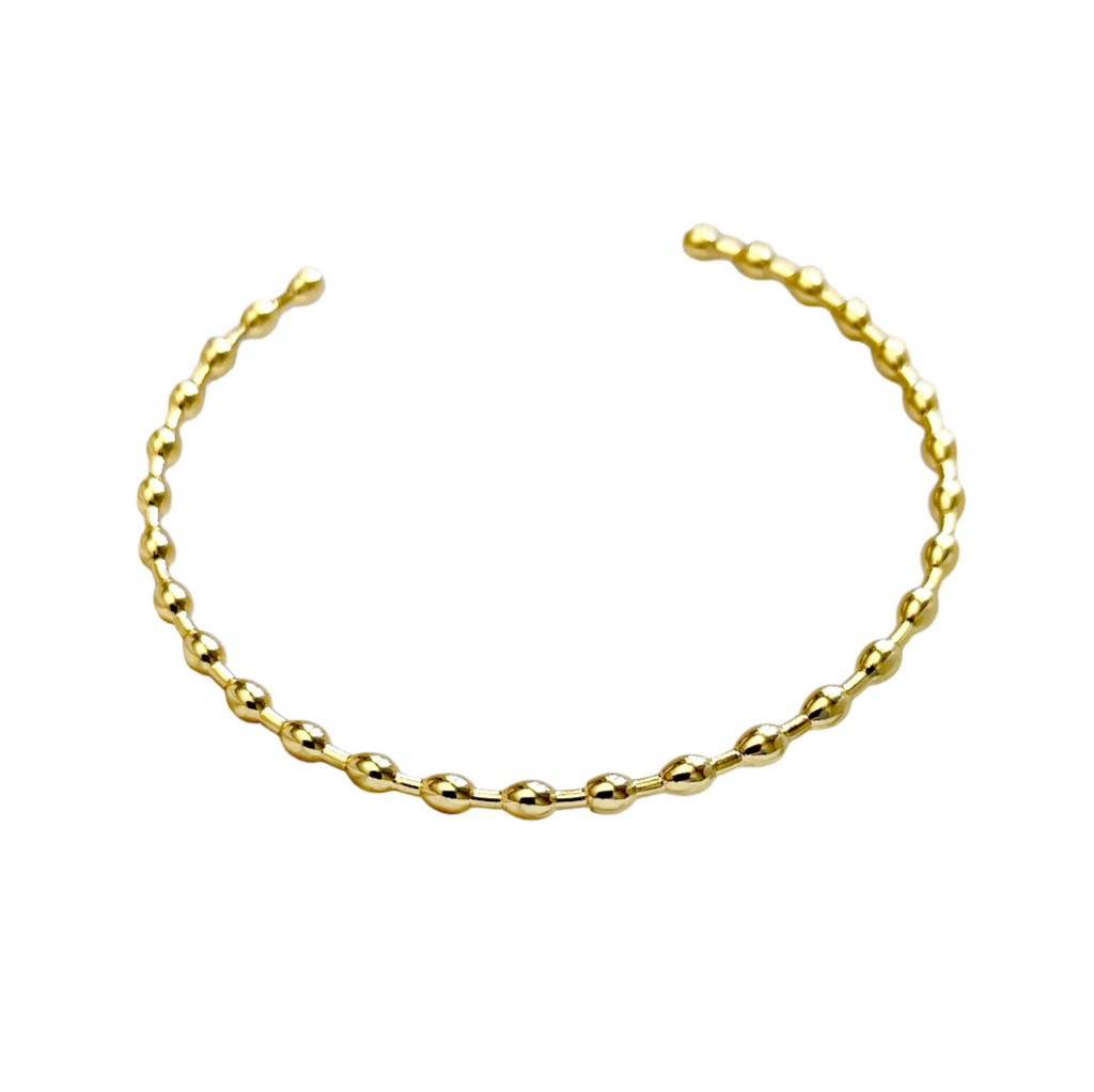 Single Gold Plate Bangle - Shopthatapp.ca