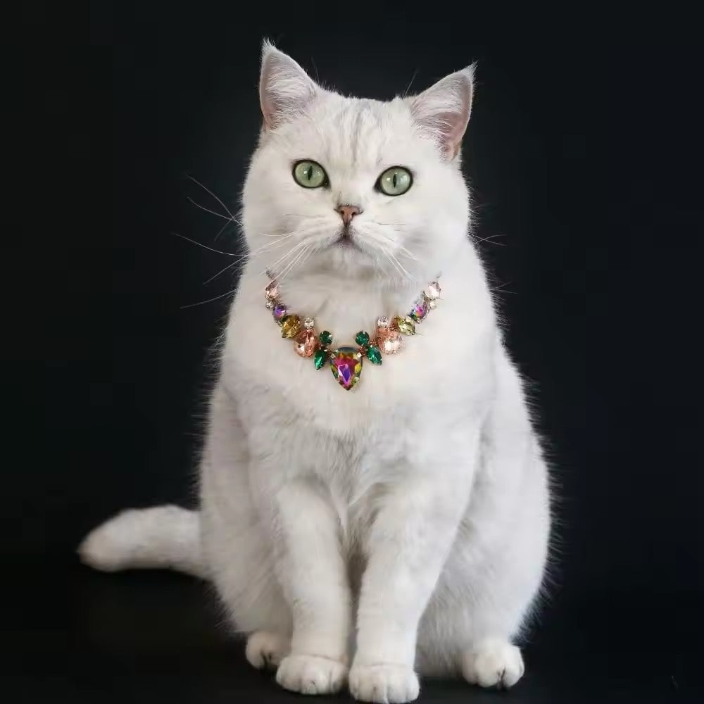 Bridgette Necklace – Luxury Rhinestone Pet Necklace - Shopthatapp.ca
