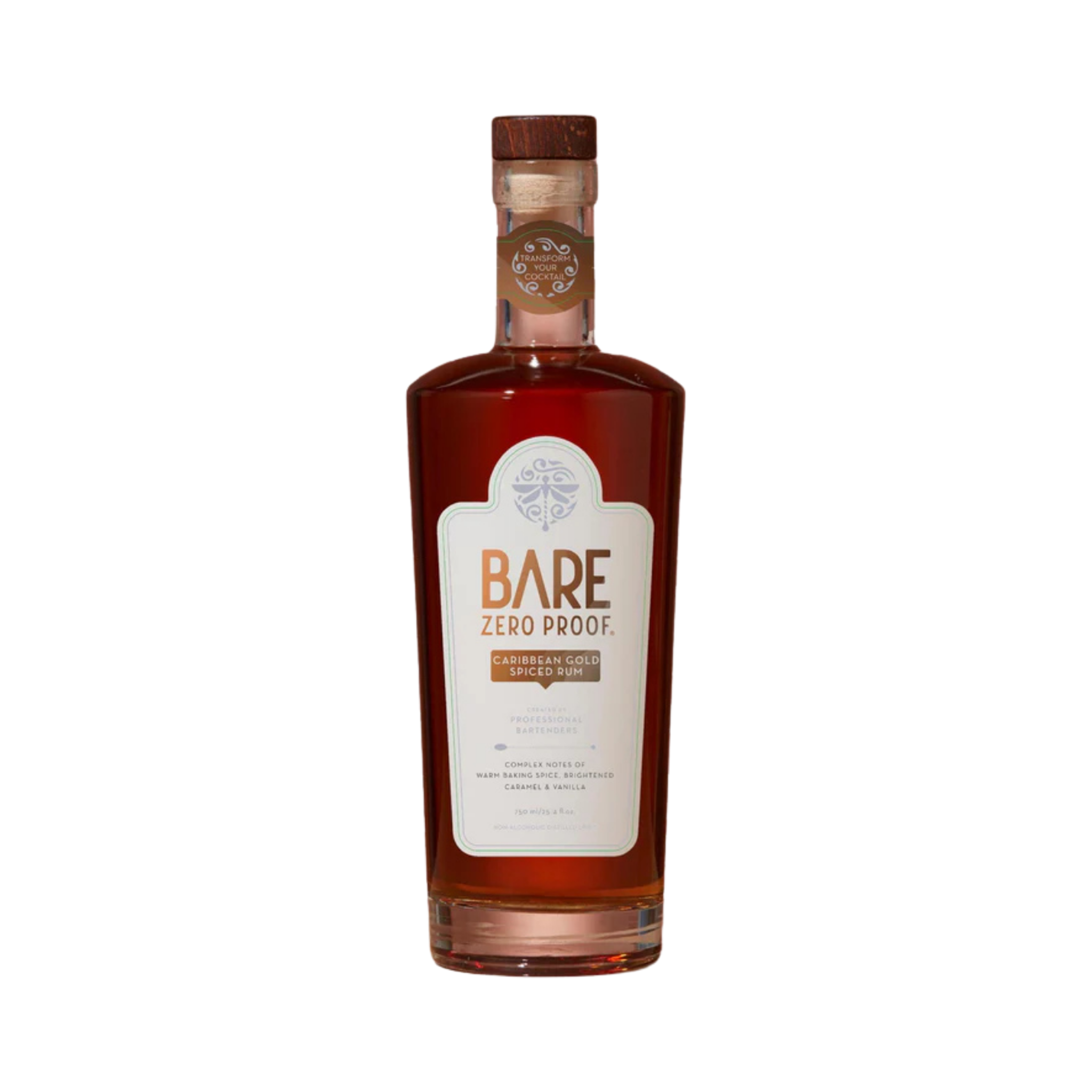 BARE Zero Proof Rum - Caribbean Gold Spiced Experience