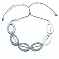Resin Two Tone Hoop Necklace - Shopthatapp.ca