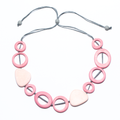 Resin Hoop Triangle Necklace - Stylish and Unique Jewelry Piece - Shopthatapp.ca