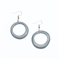 Grey Henna Rattan Storage Box for Stylish Organization and Resin Hoop Earrings - Shopthatapp.ca