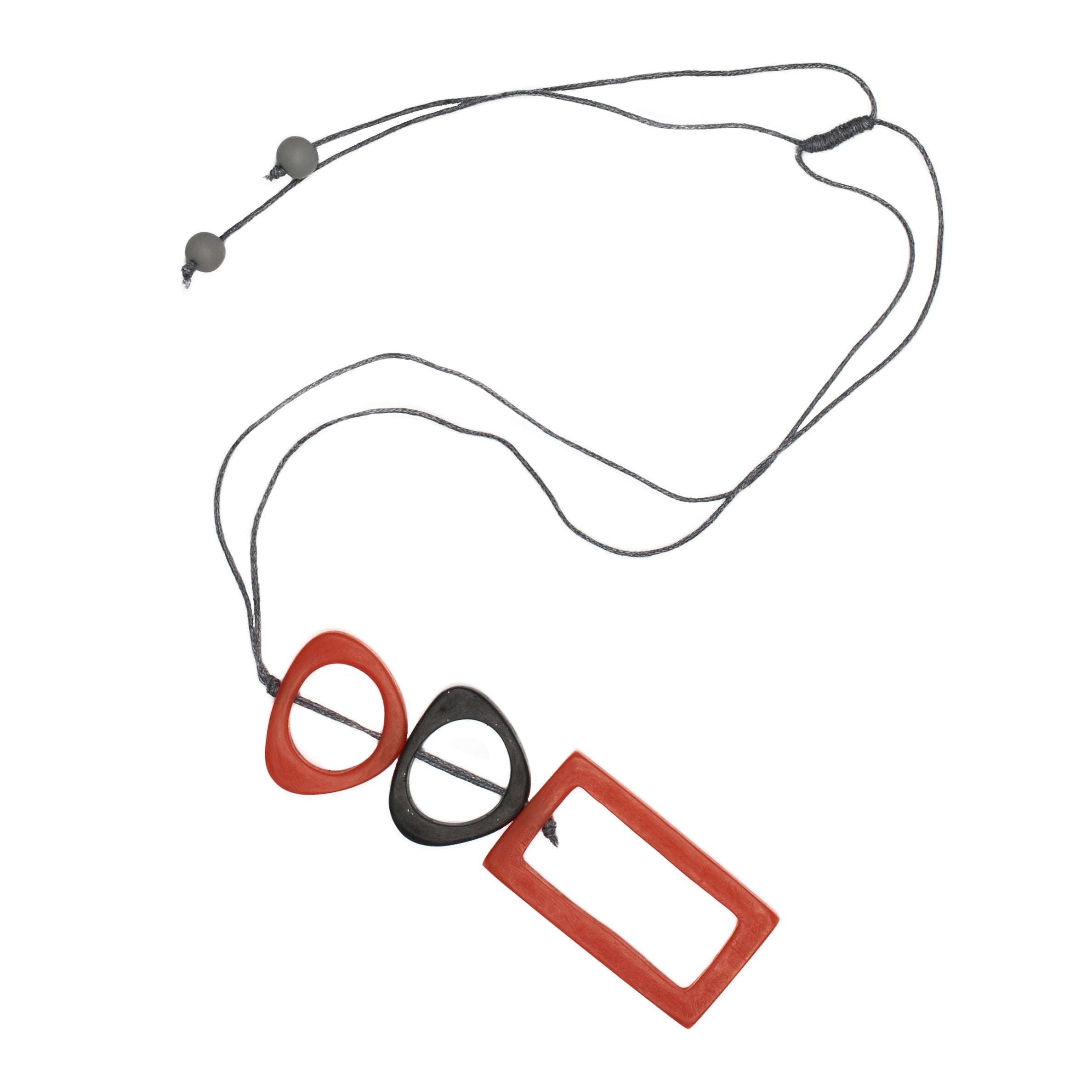 Resin Hoop Pendant - Elegant Rectangular Design for Unique Style - Shopthatapp.ca