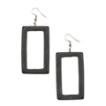 Resin Rectangular Earrings - Stylish and Unique Accessories - Shopthatapp.ca