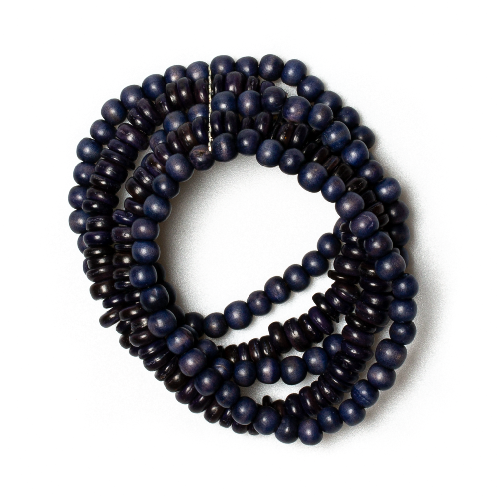 Chunky Wood Coconut Bead Bracelet - Natural Bohemian Style Accessory - Shopthatapp.ca