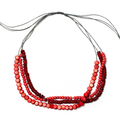 Triple Strand Wood Necklace - Unique Mixed Wood Design for Effortless Style - Shopthatapp.ca