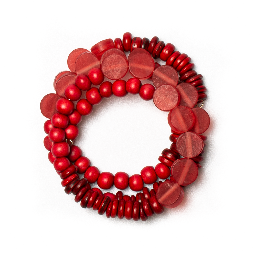 Wood Resin Spiral Bracelet - Unique Handmade Jewelry Piece - Shopthatapp.ca