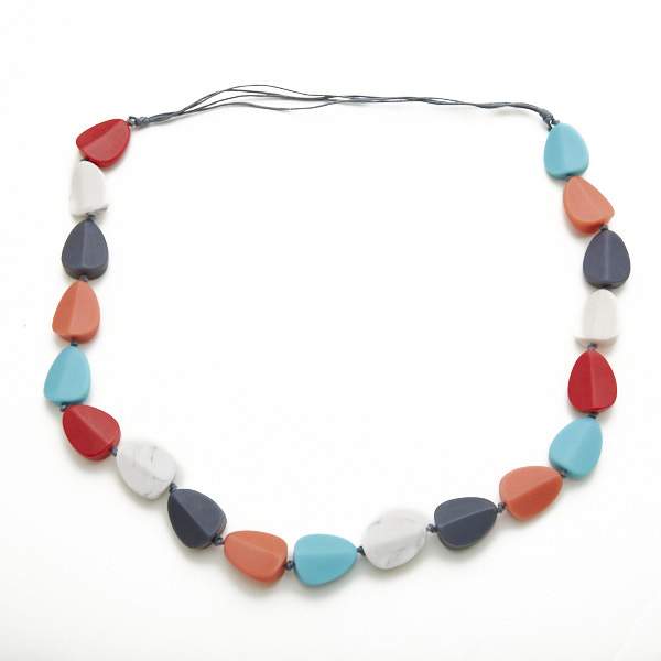 Long Resin Pebble Necklace - Shopthatapp.ca