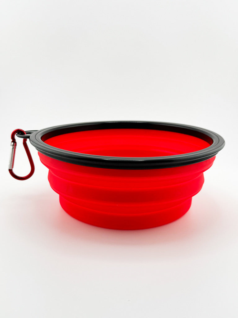 RED Foldable Dog Bowl - Www.Shopthatapp.ca