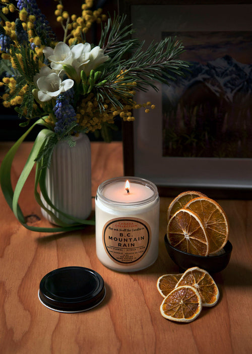 BC Mountain Rain Soy Candle - 8oz - Shopthatapp.ca