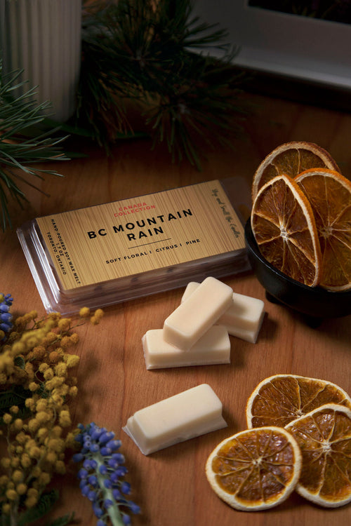 Wax melt bar: BC Mountain Rain. 1.75oz - Shopthatapp.ca