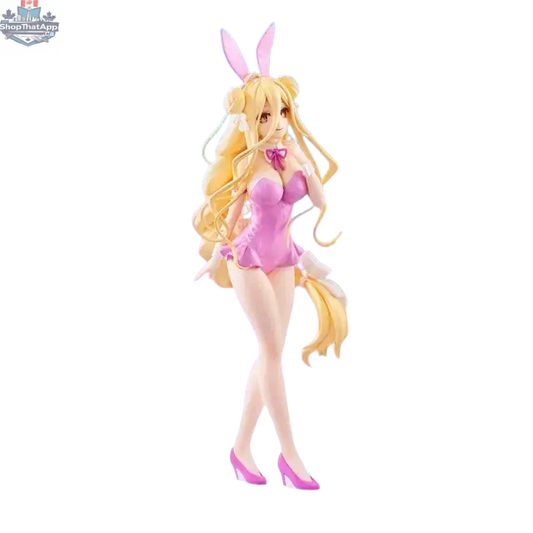 Pink BiCute Bunnies Mukuro Hoshimiya anime figure by Hawk Collectibles, featuring detailed bunny costume and vibrant colors.