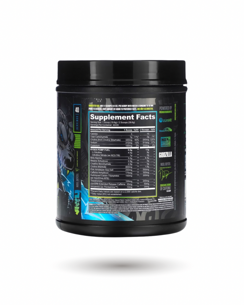 RYSE GODZILLA Pre-Workout - Www.Shopthatapp.ca