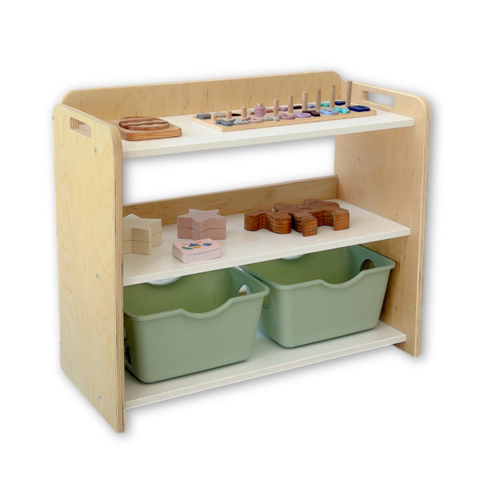 BANANA - Montessori Shelf with Borders - Shopthatapp.ca