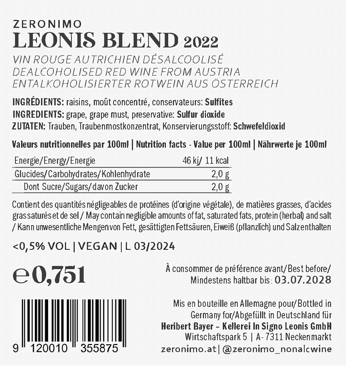 Zeronimo Leonis Blend - Premium Herbal Infusion for Wellness