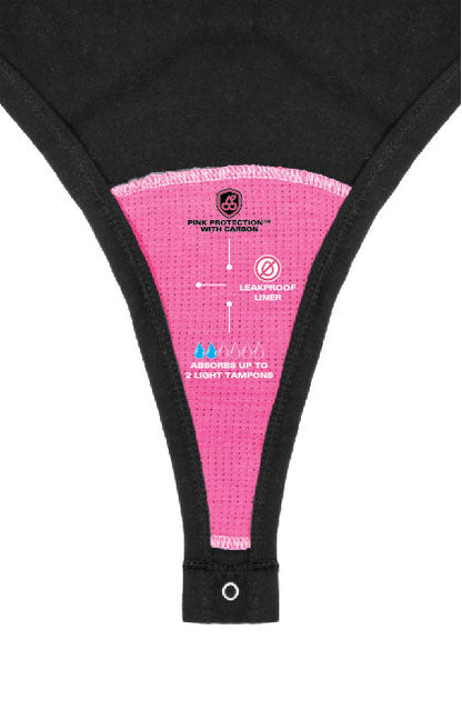 Leakproof T-Shirt Thong Bodysuit Liner