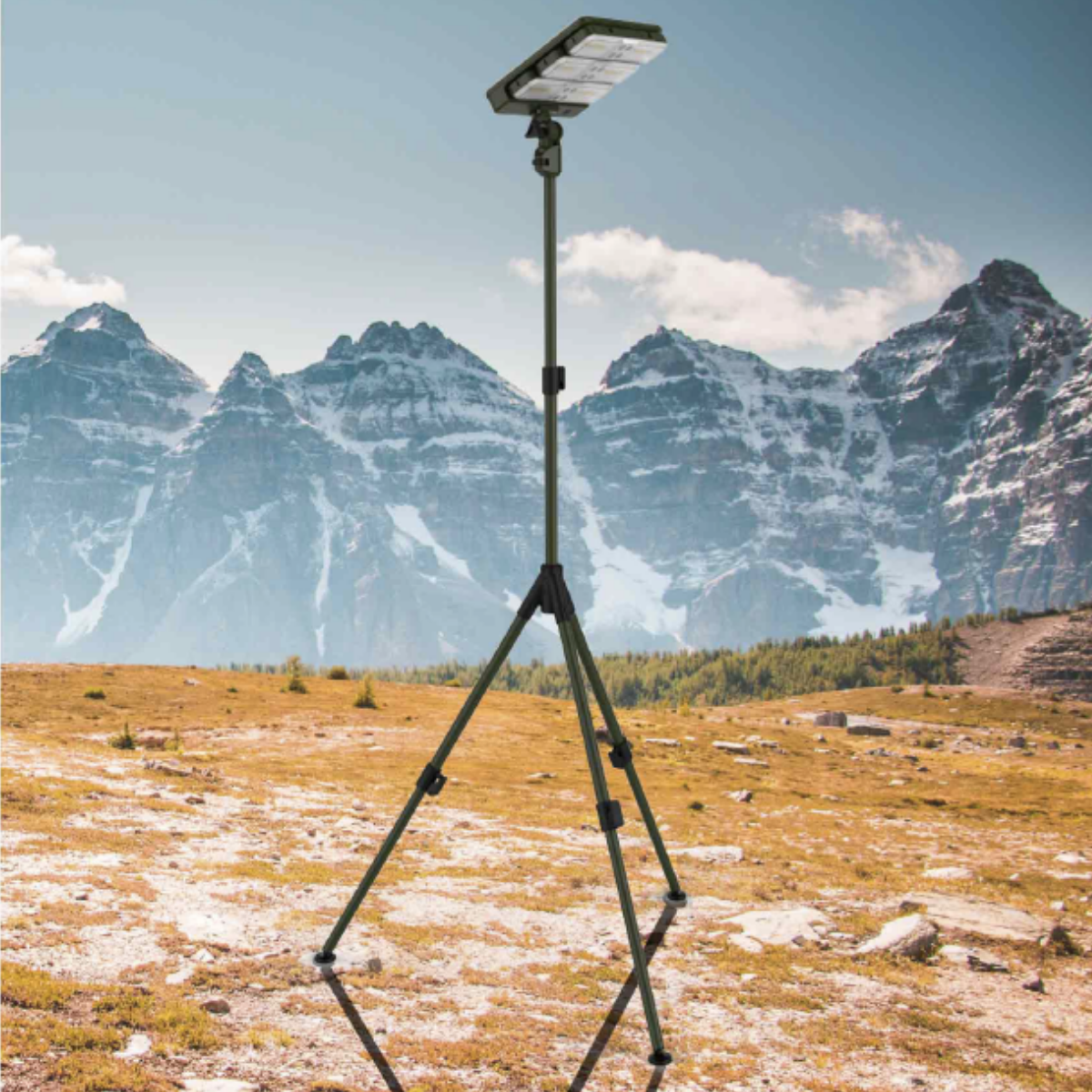 TRU De-LIGHT WORK&PLAY AT NIGHT Multi-Configuration, Solar, LED High Lumen, Flood-Light (3450 Lumen Total) - Www.Shopthatapp.ca