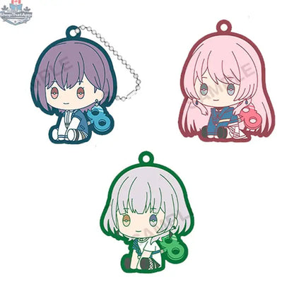 BanG Dream! It's MyGO!!!!! rubber keychain featuring Nejimaki design, collectible anime merchandise by Doki Doki Land.