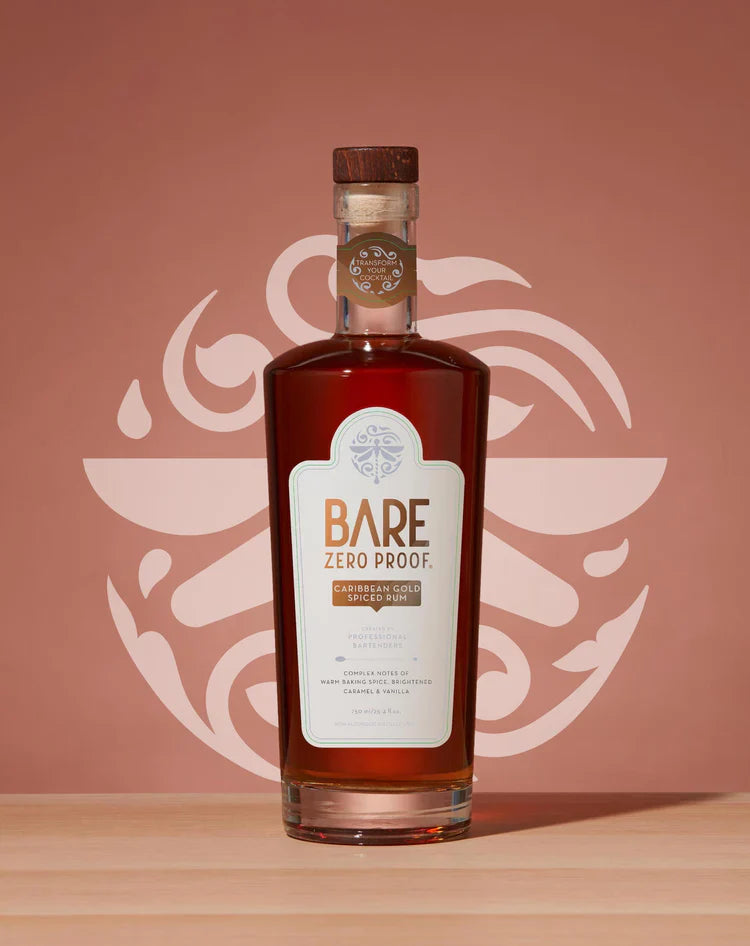 BARE Zero Proof Rum - Caribbean Gold Spiced Experience