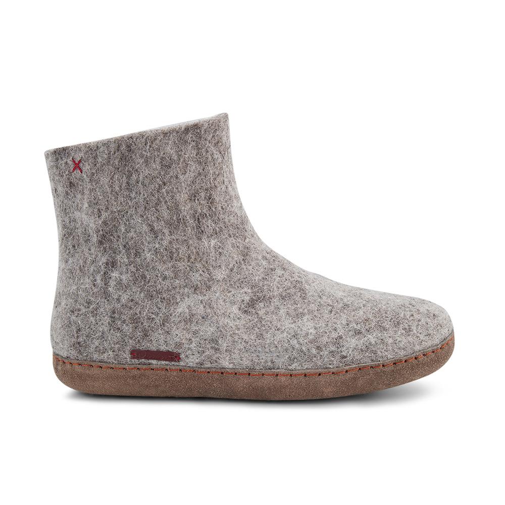 Elevate Your Style with High Grey Leather Boots