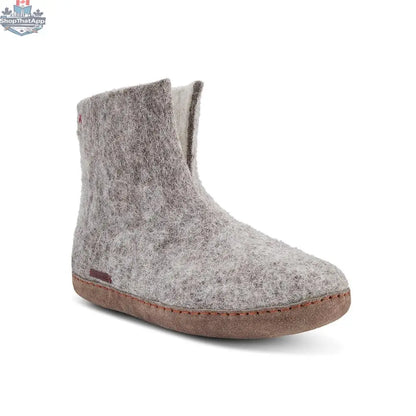 Elevate Your Style with High Grey Leather Boots - Shopthatapp.ca
