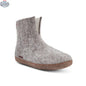 Elevate Your Style with High Grey Leather Boots - Shopthatapp.ca