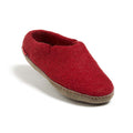 Classic Red Wool Slippers - The Perfect Cozy Companion for Your Feet