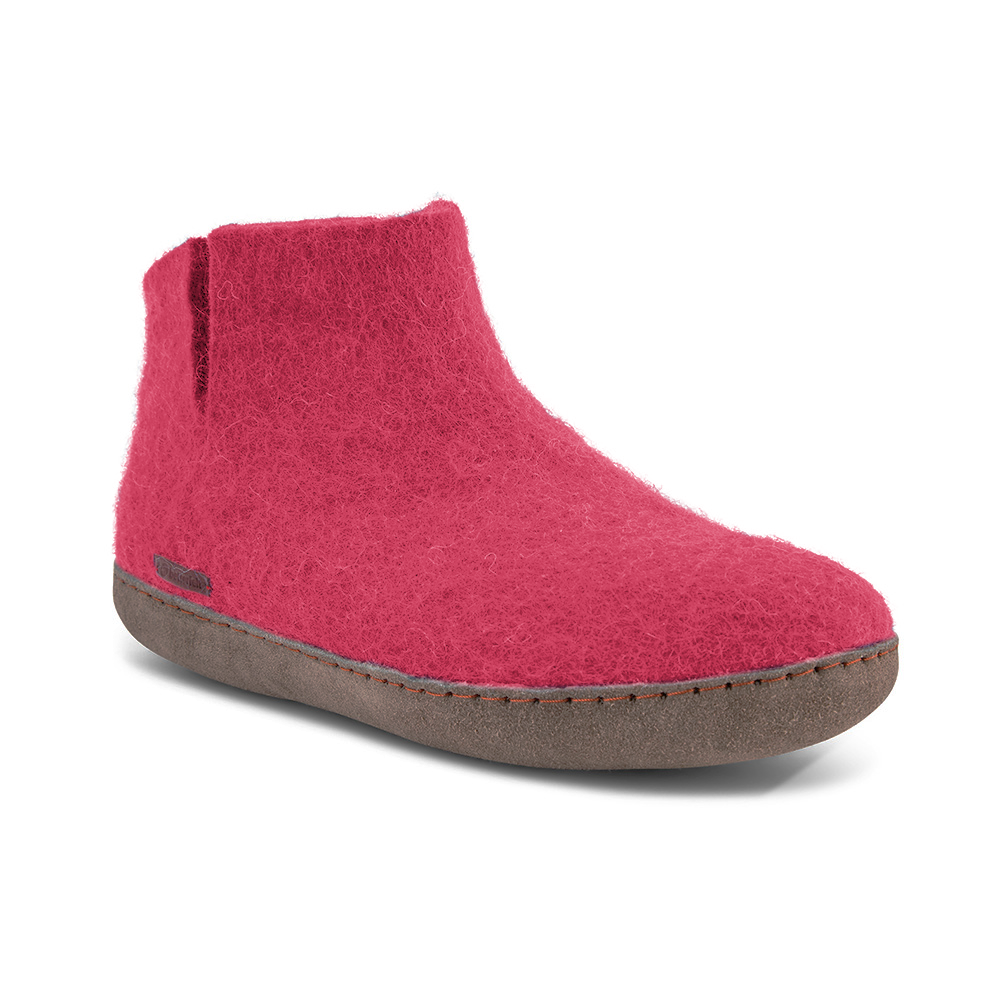 Step into Comfort: Pink Leather Ankle Boots for Effortless Style