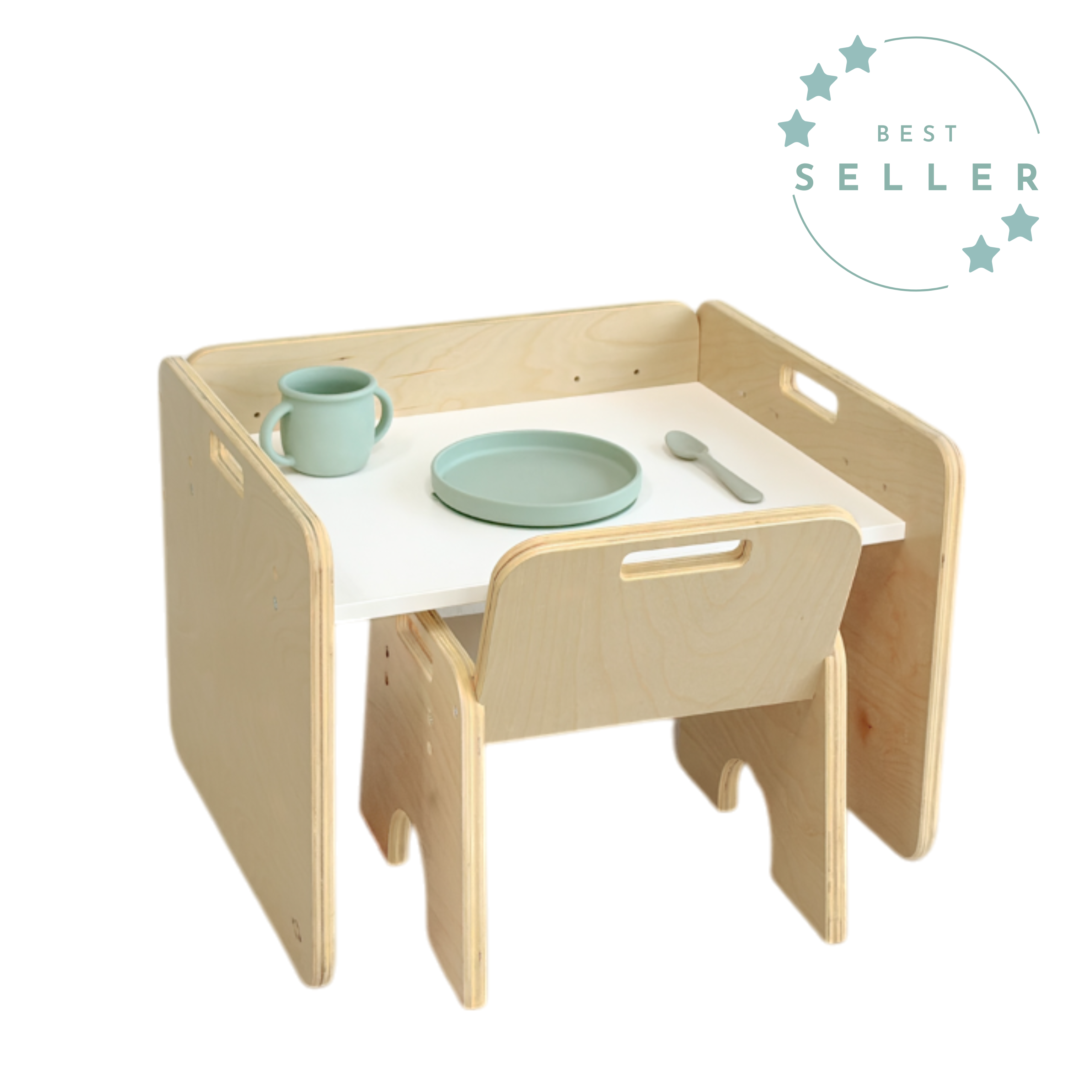 PAPAYA SET - Adjustable Height Montessori Table and Chair Set for Weaning - Shopthatapp.ca
