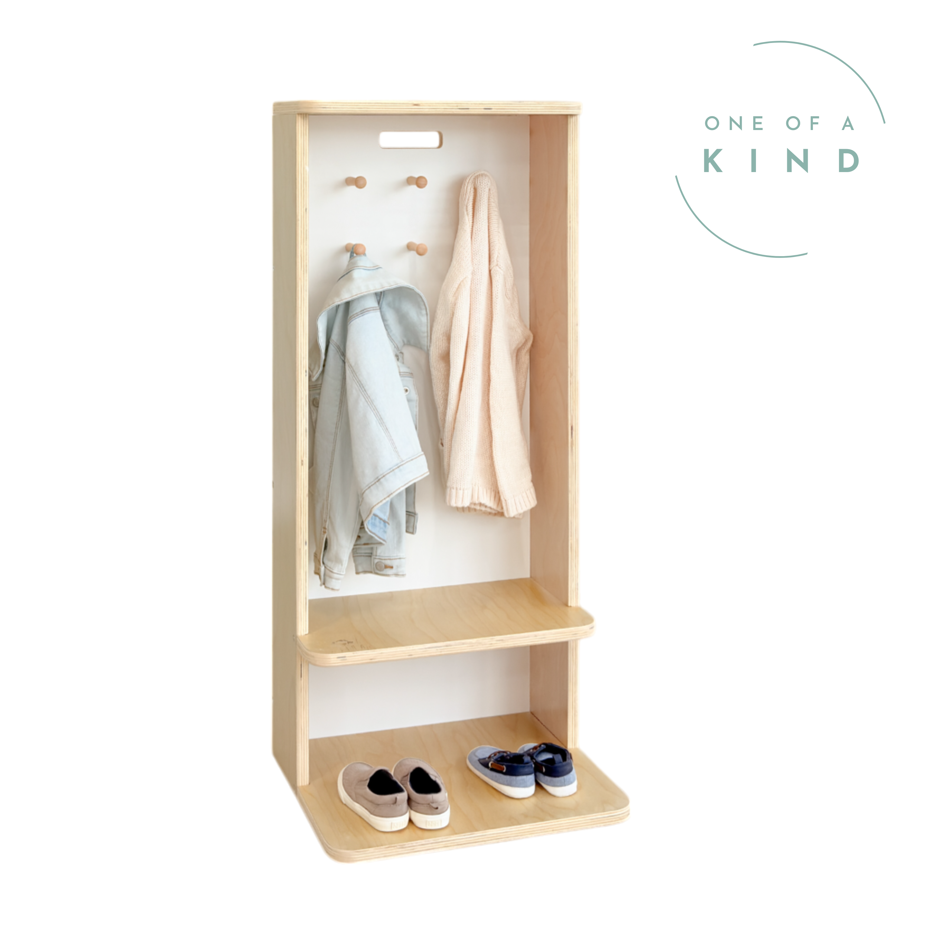 MANGO Montessori Coat Rack - Stylish Cubby Design for Kids - Shopthatapp.ca