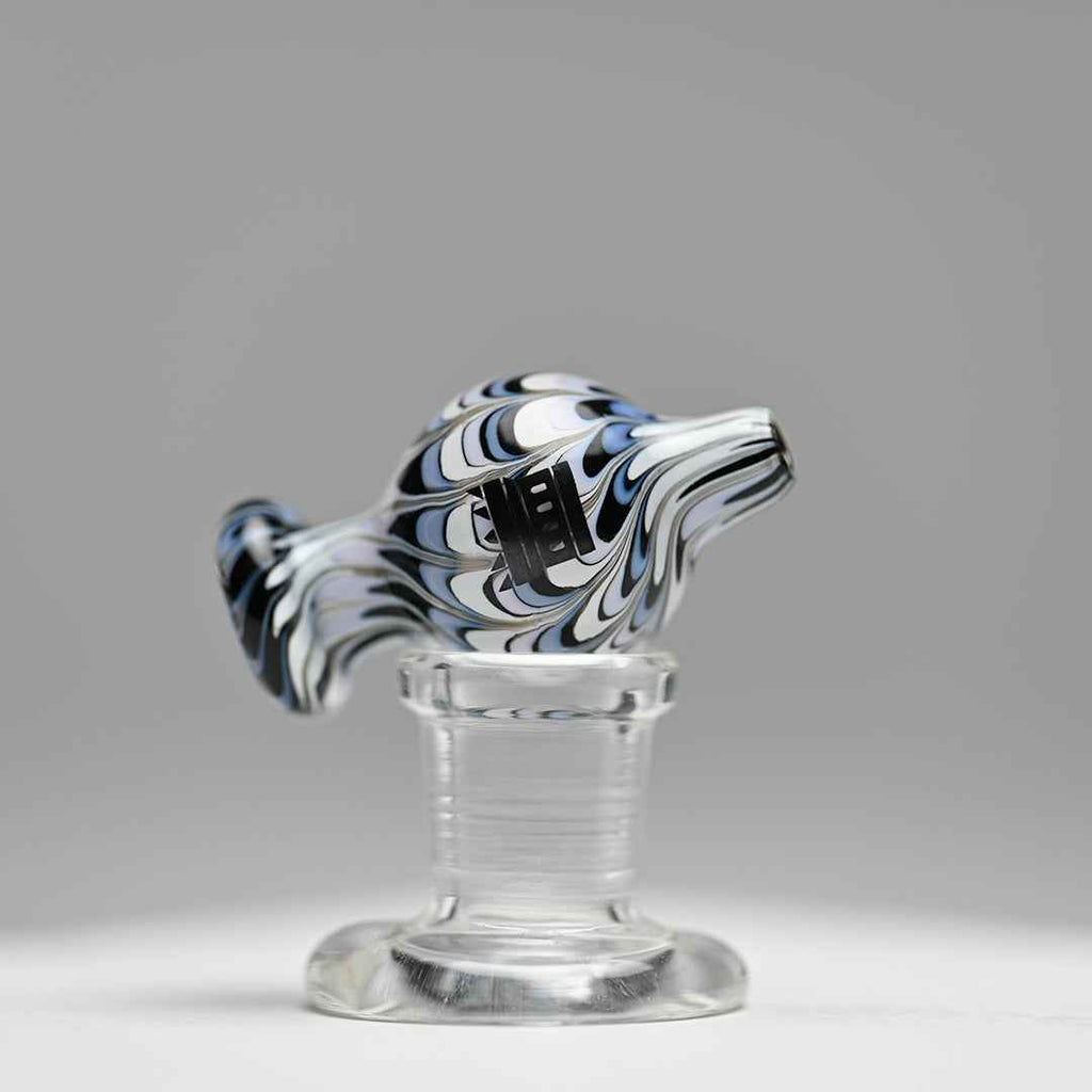 Directional Bubble Carb Cap - Color Swirl