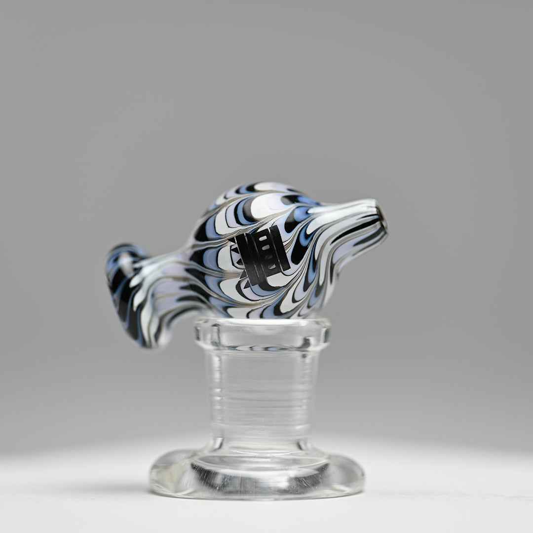 Directional Bubble Carb Cap - Color Swirl