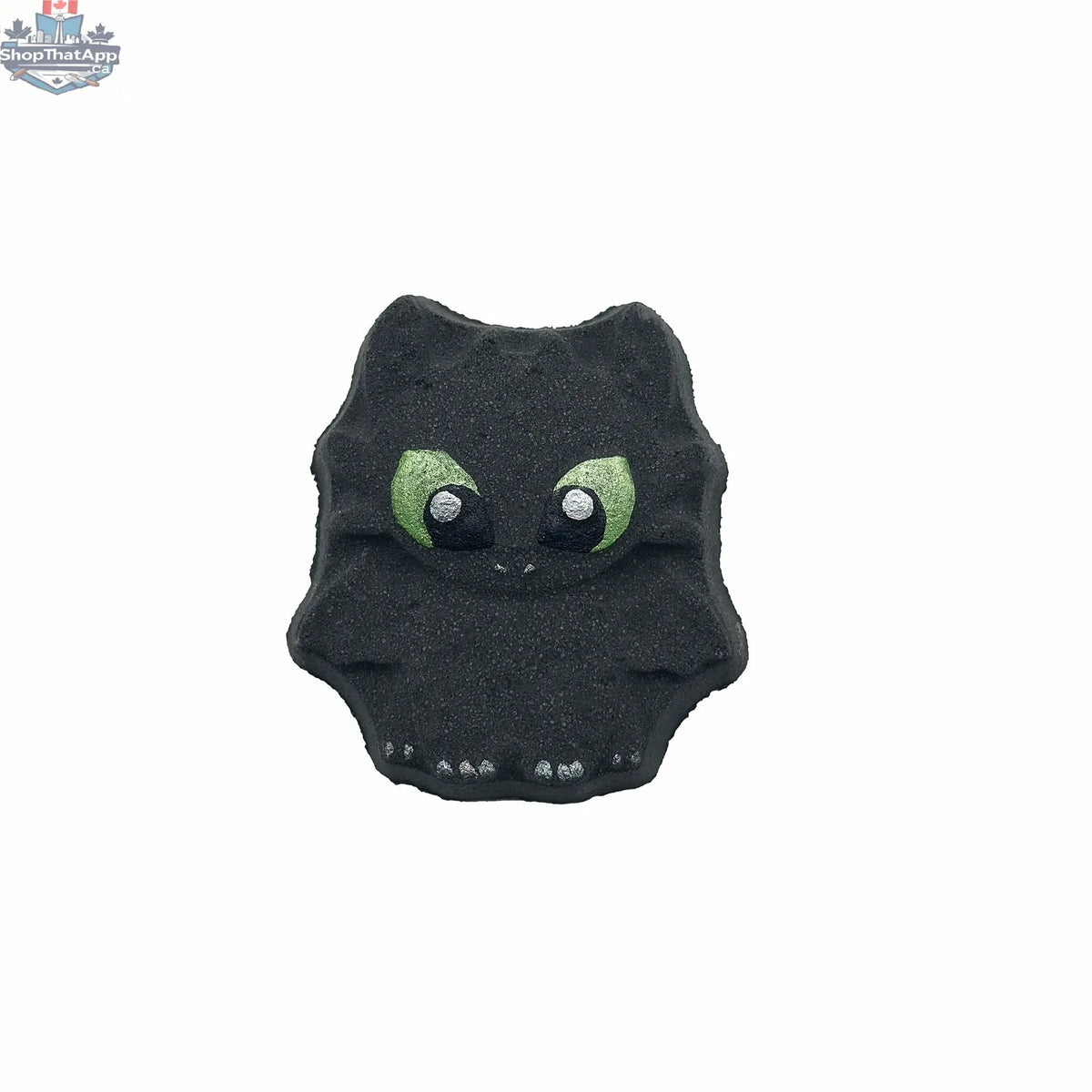Black dragon-shaped bath and body decor from The Bomb Bar Canada, perfect for enchanting home transformation.