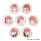 Blue Box Anime Can Badge featuring Hina face from Doki Doki Land, round collectible pin with blue design and character illustration.