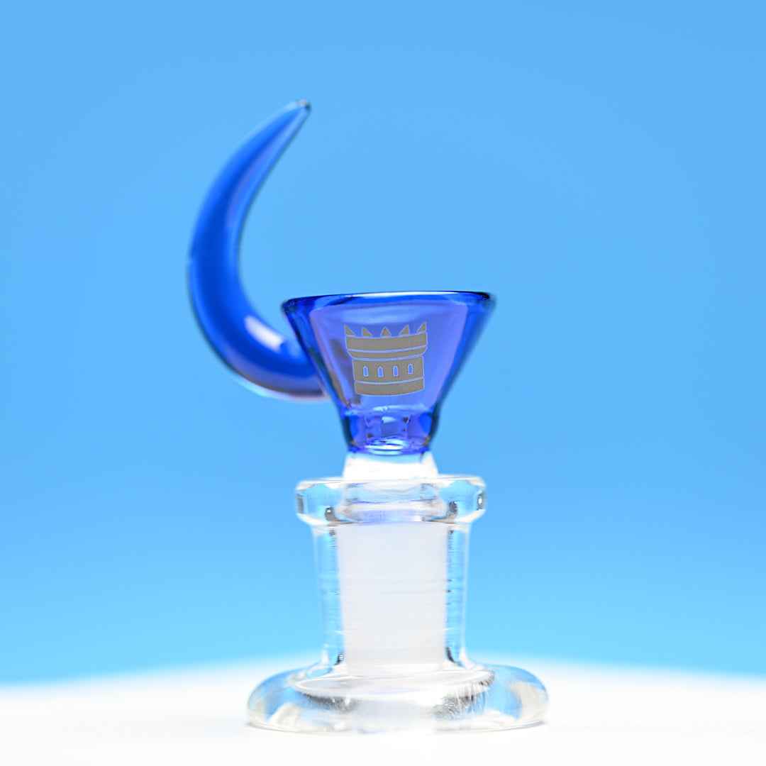 14mm Horn Bowl – Colored Borosilicate Glass Bowl Piece